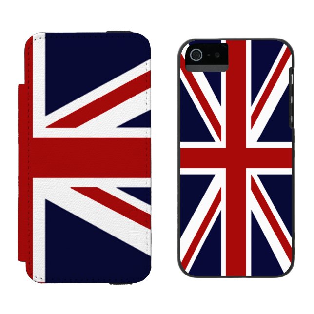 Funda Tipo Cartera Para iPhone De Incipio Bandera del Sindicato del Reino Unido (Juntos)