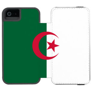 Funda Cartera Para iPhone 5 Watson Bandera patriótica argelina