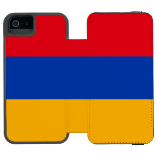 Funda Cartera Para iPhone 5 Watson Bandera patriótica armenia