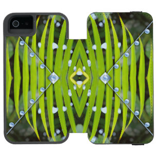 Funda Cartera Para iPhone 5 Watson Bolso de mano con estampado de palma