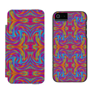 Funda Cartera Para iPhone 5 Watson Bright Swirls