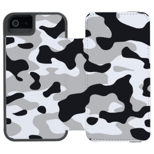 Funda Cartera Para iPhone 5 Watson Camuflaje urbano de alto contraste