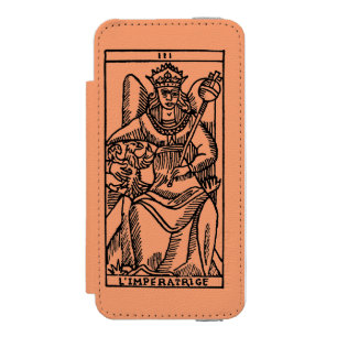 Funda Cartera Para iPhone 5 Watson Carta de tarot: La emperatriz
