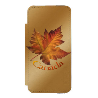 Funda Cartera Para iPhone 5 Watson Cartera de iPhone de Canadá Cartera del Hoja de Ar
