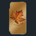 Funda Cartera Para iPhone 5 Watson Cartera para iPhone Canadá Cartera para hojas de a<br><div class="desc">Estuche Canada Souvenir iPhone Wallet personalizado Canadá Maple Leaf iPhone Wallet Regalos canadienses Hermoso Personalizable Canadá Papel para iPhone Leaf para hombres Mujeres Niños Familia Estilo Canadá Souvenir Tu nombre aquí Bandera Canadá Souvenirs Personalizado Canadiense Souvenir iPhone SE iPhone 5/5s Cartera Regalos con el diseño de recuerdo de Canadá de...</div>