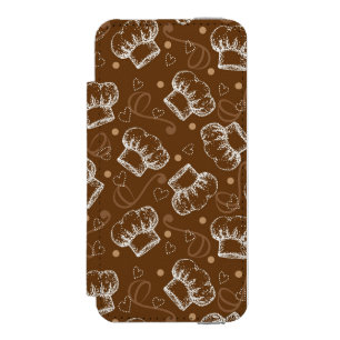 Funda Cartera Para iPhone 5 Watson Cocinar el modelo con el gorra del cocinero