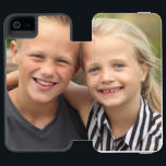 Funda Cartera Para iPhone 5 Watson Crea tu propia foto<br><div class="desc">Crea tu propia foto - Crea tu propio regalo en línea diseñado creativamente con tu texto o foto para tu familia o amigos - un gran regalo para cualquier celebración o para ti mismo.</div>