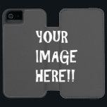 Funda Cartera Para iPhone 5 Watson Cree su propio estuche para cartera iPhone SE  iPh<br><div class="desc">Diseñe su propio estuche de carteras para iPhone SE  iPhone 5/5s Black con la increíble herramienta de personalización de Zazzle. Añade tu propio texto,  foto,  imagen o diseño.</div>