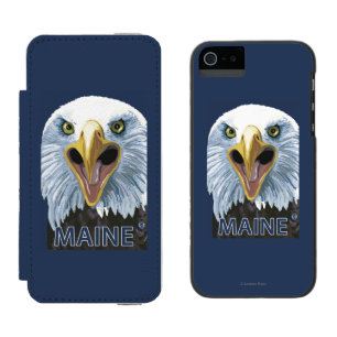 Funda Cartera Para iPhone 5 Watson De MaineEagle cierre para arriba