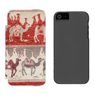 Funda Cartera Para iPhone 5 Watson Desert Camels Caravan Art