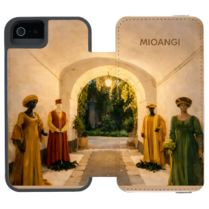 Funda Cartera Para iPhone 5 Watson Design elegante e raffinato