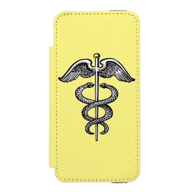 Funda Tipo Cartera Para iPhone De Incipio El caduceo (Anverso)