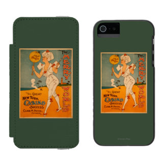 Funda Cartera Para iPhone 5 Watson El gran teatro del éxito del casino de Nueva York