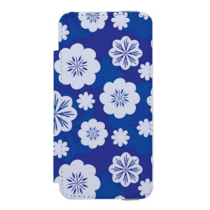 Funda Cartera Para iPhone 5 Watson estampado de plores