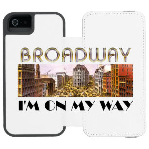 Funda Cartera Para iPhone 5 Watson Estrella de Broadway de la CAMISETA