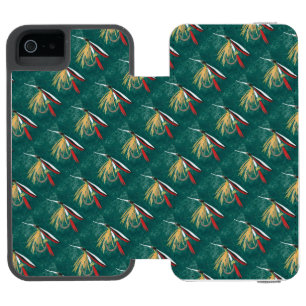 Funda Cartera Para iPhone 5 Watson "Fin de trucha" Vuelo mojado de barro volando sobr