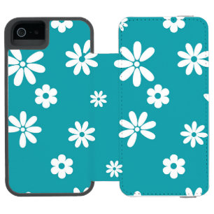 Funda Cartera Para iPhone 5 Watson Flores y Pétalos 5
