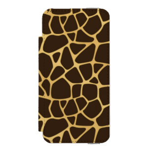 Funda Cartera Para iPhone 5 Watson Fondo manchado jirafa