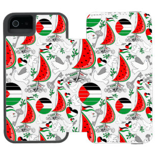 Funda Cartera Para iPhone 5 Watson Gaza: Barcos de la Flotilla de Sumuda por la Liber