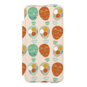 Funda Cartera Para iPhone 5 Watson Globos caprichosos de aire caliente