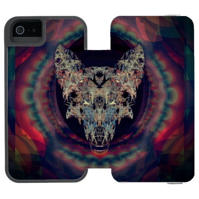 Funda Tipo Cartera Para iPhone De Incipio Gritodelobo (Folio abierto)