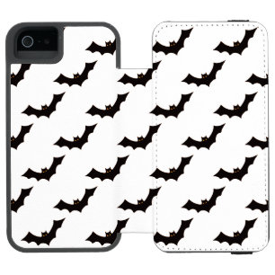 Funda Cartera Para iPhone 5 Watson Halloween, Patrón de Murciélagos, Truco o Trato, B