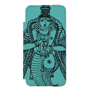 Funda Cartera Para iPhone 5 Watson Hinduism: Vishnu