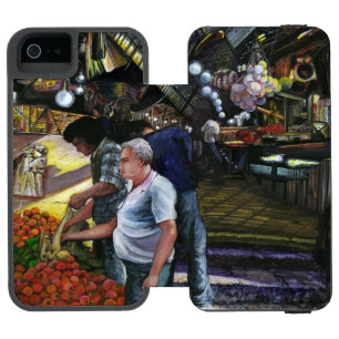 Funda Cartera Para iPhone 5 Watson Hombres de Comercio, Jerusalén