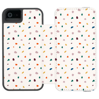 Funda Cartera Para iPhone 5 Watson Impresión de Fun Terrazzo Boho