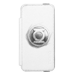 Funda Cartera Para iPhone 5 Watson Insignias verdes de la linterna