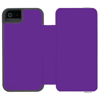 Funda Cartera Para iPhone 5 Watson la imagen muestra un tono sólido, profundo y vívid