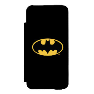 Funda Cartera Para iPhone 5 Watson Logotipo oval del símbolo el   de Batman
