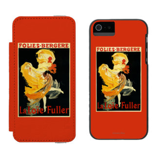 Funda Cartera Para iPhone 5 Watson Loie más lleno en el teatro de Folies-Bergere