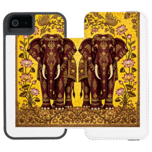 Funda Cartera Para iPhone 5 Watson Manta de felpa marrón real de Kandyan - Sri Lanka