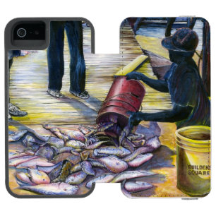 Funda Cartera Para iPhone 5 Watson Menú de hoy, Harbour Island, Bahamas