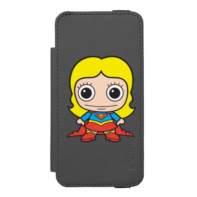 Funda Tipo Cartera Para iPhone De Incipio Mini Supergirl (Anverso)
