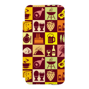 Funda Cartera Para iPhone 5 Watson Modelo 2 de la comida