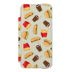 Funda Cartera Para iPhone 5 Watson Modelo 2 de los alimentos de preparación rápida
