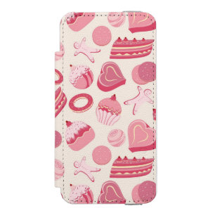 Funda Cartera Para iPhone 5 Watson Modelo 2 del chocolate y de los pasteles