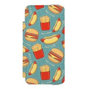 Funda Cartera Para iPhone 5 Watson Modelo 3 de los alimentos de preparación rápida