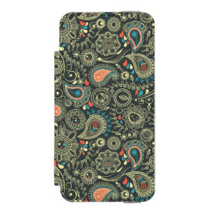 Funda Cartera Para iPhone 5 Watson Modelo 3 de Paisley