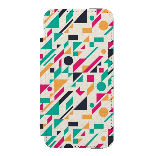 Funda Tipo Cartera Para iPhone De Incipio Modelo abstracto 3 (Anverso)