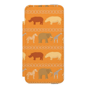Funda Cartera Para iPhone 5 Watson Modelo africano