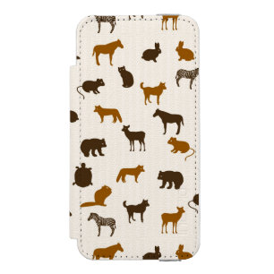 Funda Cartera Para iPhone 5 Watson Modelo animal 1