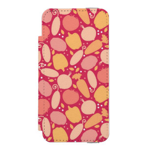 Funda Cartera Para iPhone 5 Watson Modelo colorido de las verduras