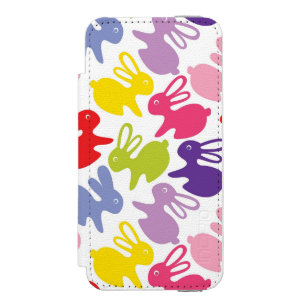 Funda Cartera Para iPhone 5 Watson modelo con los conejos de Pascua
