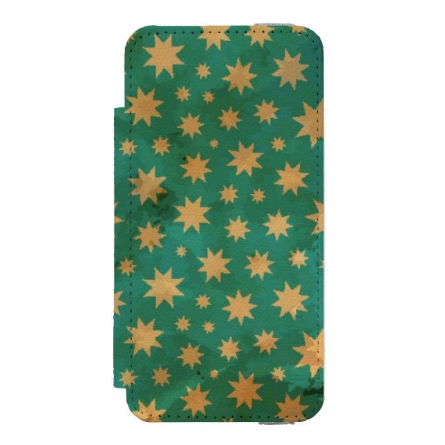 Funda Tipo Cartera Para iPhone De Incipio Modelo de estrellas (Anverso)