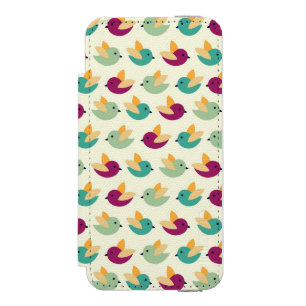 Funda Cartera Para iPhone 5 Watson Modelo de los pájaros
