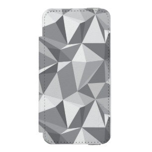 Funda Cartera Para iPhone 5 Watson Modelo del diamante - polígono abstracto