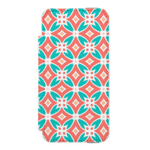 Funda Cartera Para iPhone 5 Watson Modelo étnico multicolor